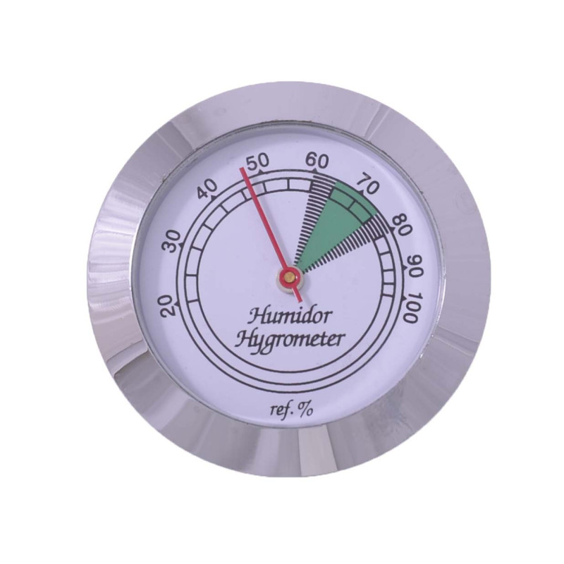Купить Гигрометр механический 43 мм, серебро 