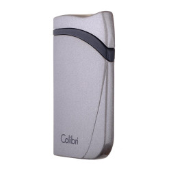 Купить Зажигалка сигарная Colibri Falcon, серый металлик 