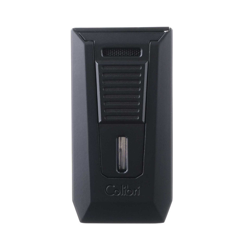 Купить Зажигалка сигарная Colibri Slide (двойное пламя), черная 