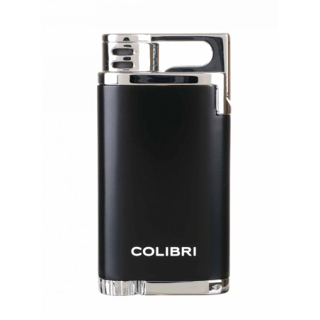 Купить Зажигалка сигарная Colibri Belmont, черная-хром 