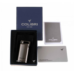 Купить Зажигалка сигарная Colibri Belmont, оружейная сталь 