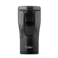 Купить Зажигалка сигарная Colibri Slide (двойное пламя), черно-зеленая 