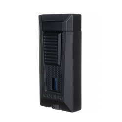 Купить Зажигалка сигарная Colibri Stealth (тройное пламя), черный металлик 