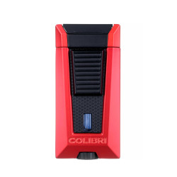 Зажигалка сигарная Colibri Stealth (тройное пламя), красный металлик