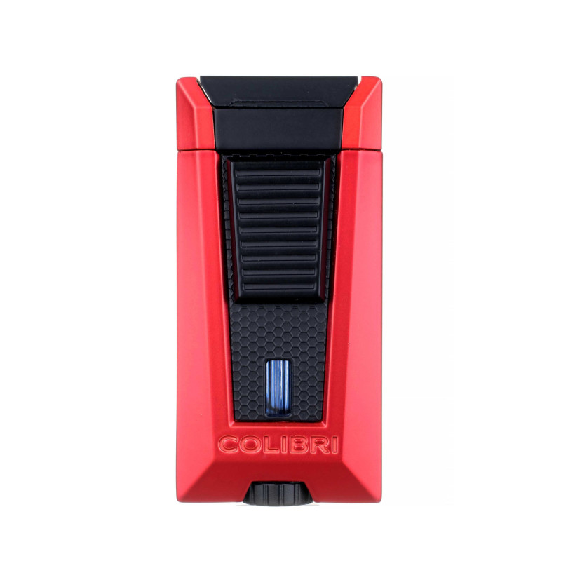 Купить Зажигалка сигарная Colibri Stealth (тройное пламя), красный металлик 