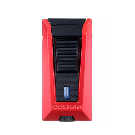 Купить Зажигалка сигарная Colibri Stealth (тройное пламя), красный металлик 