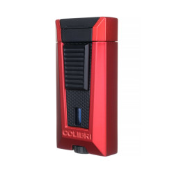 Купить Зажигалка сигарная Colibri Stealth (тройное пламя), красный металлик 